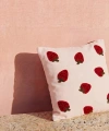 LCW HOME Pembe Çilek Desenli Kırlent Kılıfı