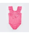 LC Waikiki Kız Bebek V Yaka Basic Mayo