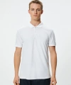 Koton Polo Yaka Tişört Slim Fit Düğmeli Kısa Kollu