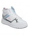 Jump Yüksek Bilekli Beyaz - Gri Kadın Sneaker Spor Ayakkabı