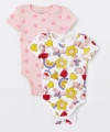 Bisiklet Yaka Kız Bebek Çıtçıtlı Body 2li