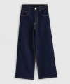 LC Waikiki Indigo Wideleg Kız Çocuk Jean Pantolon