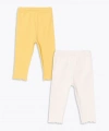LC Waikiki Beli Lastikli Basic Kız Bebek Tayt 2 li