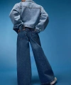 Defacto Kız Çocuk Wide Leg Geniş Bol Paça Jean Pantolon