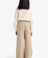 Defacto Wide Leg Geniş Paça Pamuklu Okul Pantolonu Kız Çocuk