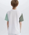 Defacto Kısa Kol Beyaz Erkek Çocuk T-Shirt