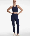 Koton Yüksek Bel Slim Fit Dikişli Spor Tayt