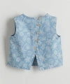 LC Waikiki Çiçekli Kız Çocuk Crop Jean Bluz