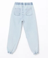 LC Waikiki İndigo Beli Lastikli Erkek Çocuk Jogger Jean Pantolon