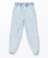 LC Waikiki İndigo Beli Lastikli Erkek Çocuk Jogger Jean Pantolon
