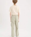 Defacto Loose Fit Standart Paça Gofre Dokulu Pantolon Erkek Çocuk