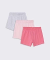 LC Waikiki baby Pembe Beli Lastikli Basic Kız Bebek Şort 3lü