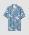 LC Waikiki Mavi Desenli Poplin Erkek Çocuk Gömlek