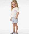 Koton Cep Detaylı Pamuklu Ekru Kız Bebek T-Shirt