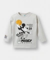 Defacto Açık Gri Erkek Bebek Uzun Kollu T-shirt