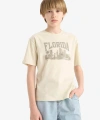 DEFACTO Ekru Erkek Çocuk T-Shirt
