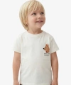 Koton Köpek Baskılı Pamuklu Ekru Erkek Bebek T-Shirt