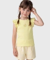 LC Waikiki Kids Bisiklet Yaka Taşlı Kız Çocuk Atlet