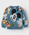 NAME IT Baskılı Erkek Mavi Sweatshirt