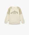 Koton Uzun Kollu Bisiklet Yaka Baskılı Şardonlu Oversize Sweatshirt