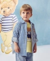 Defacto %100 Pamuk Ayıcıklı Poplin Gömlek Erkek Bebek