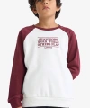 Defacto Oversize Bisiklet Yaka Nakışlı Ekru Erkek Çocuk Sweatshirt
