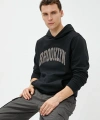 Koton Sweatshirt Kapşonlu Baskılı Kanguru Cep Detaylı Şardonlu