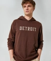 Koton Oversize Hoodie Kolej İşlemeli Uzun Kollu