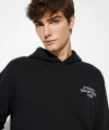 KOTON Kolej Sweatshirt Kapşonlu Baskılı Kanguru Cep Detaylı Şardonlu