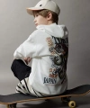 Defacto Oversize Kapüşonlu Sırt Baskılı Sweatshirt Erkek Çocuk
