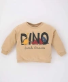 Defacto Erkek Bebek Bisiklet Yaka Dinazor Baskılı İçi Yumuşak Tüylü Sweatshirt