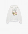 Koton Baskılı Uzun Kollu Şardonlu Kapşonlu Sweatshirt
