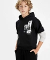 Defacto Kapüşonlu Baskılı Sweatshirt Erkek Çocuk