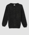 DEFACTO Erkek Çocuk Slim Fit Bisiklet Yaka Akrilik Triko Kazak
