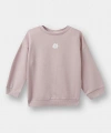 Defacto Bisiklet Yaka Çiçekli Sweatshirt Kız Bebek