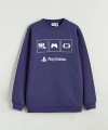 LC Waikiki Baskılı Erkek Çocuk Kalın Sweatshirt