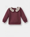 Defacto Büyük Yaka Nakışlı Sweatshirt Kız Bebek
