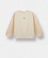 Defacto Kız Bebek Bisiklet Yaka Çiçekli Sweatshirt