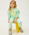KOTON Fırfır Detaylı Baskılı Sweatshirt Uzun Kollu Bisiklet Yaka Şardonlu