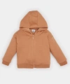 DEFACTO Kız Bebek Kapüşonlu İçi Yumuşak Tüylü Fermuarlı Sweatshirt