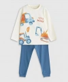 LC Waikiki Bisiklet Yaka Erkek Bebek Pijama Takımı