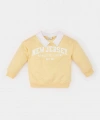 Defacto Erkek Bebek Gömlek Yaka Baskılı Sweatshirt