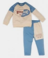 Defacto Erkek Bebek 2li Takım Yaka Sweatshirt Beli Lastikli Eşofman Altı