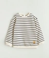 LC Waikiki Bisiklet Yaka Çizgili Erkek Bebek Sweatshirt