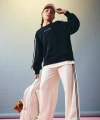 Defacto Beli Lastikli Wide Leg Geniş Paça Eşofman Altı Kız Çocuk