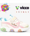 Vicco Queen Işıklı Ortopedik Çocuk Spor Ayakkabı BEYAZ