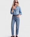 LC Waikiki Jeans İndigo Barrel Fit Kadın Jean Pantolon