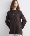 LC Waikiki Nakışlı Oversize Kadın Sweatshirt Tunik