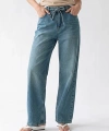 LC Waikiki LCW Jeans İndigo Beli Lastikli Wideleg Kadın Jean Pantolon