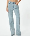 Koton Yüksek Bel Düz Uzun Paça Kot Pantolon - Nora Longer Straight Jeans